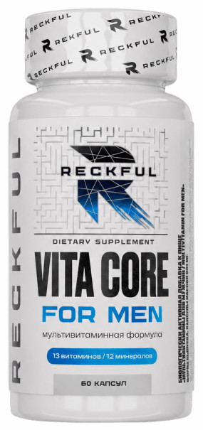 Reckful Vita Core for Men Витаминно-минеральные комплексы, Reckful Vita Core for Men - Reckful Vita Core for Men Витаминно-минеральные комплексы